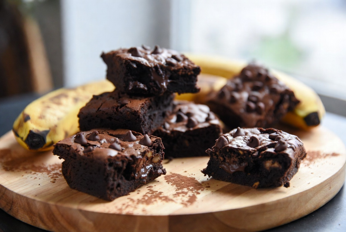 5 Fudgy Healthy Banana Brownies So Good You’ll Forget They’re Guilt-Free
