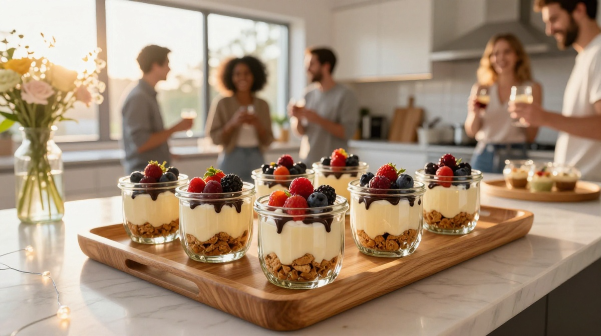 No-Bake Cheesecake Jars (Perfect for Parties)