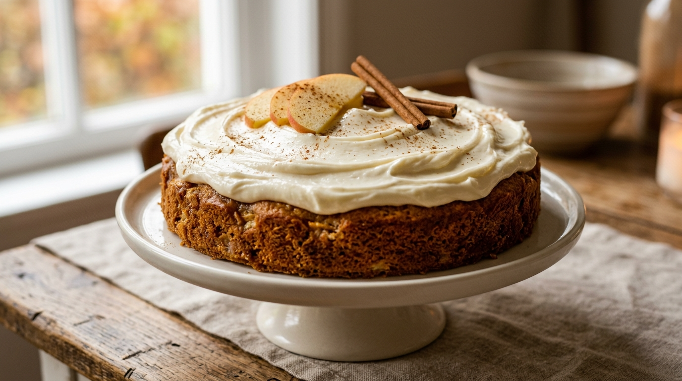 Irresistible Apple Cake with Creamy Cream Cheese Frosting